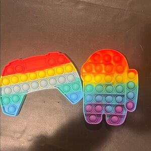 Rainbow Pop It Fidget Toy Set